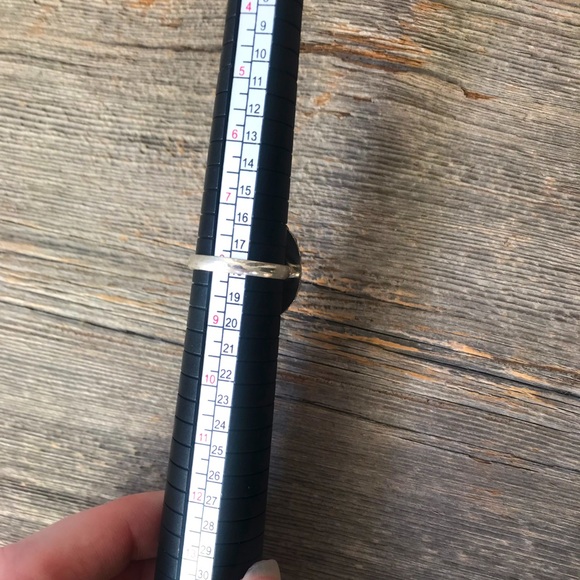 Sterling silver plated labradorite cocktail ring oval scrollwork boho jewelry - Picture 12 of 12